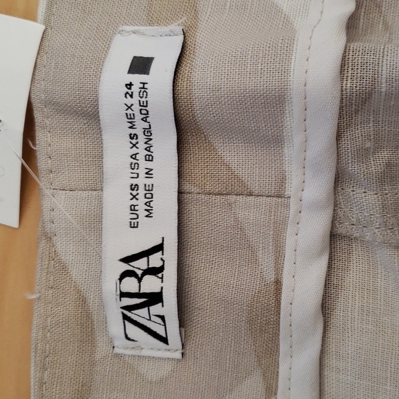 ZARA Camo wrap mini skirt - Picture 8 of 9